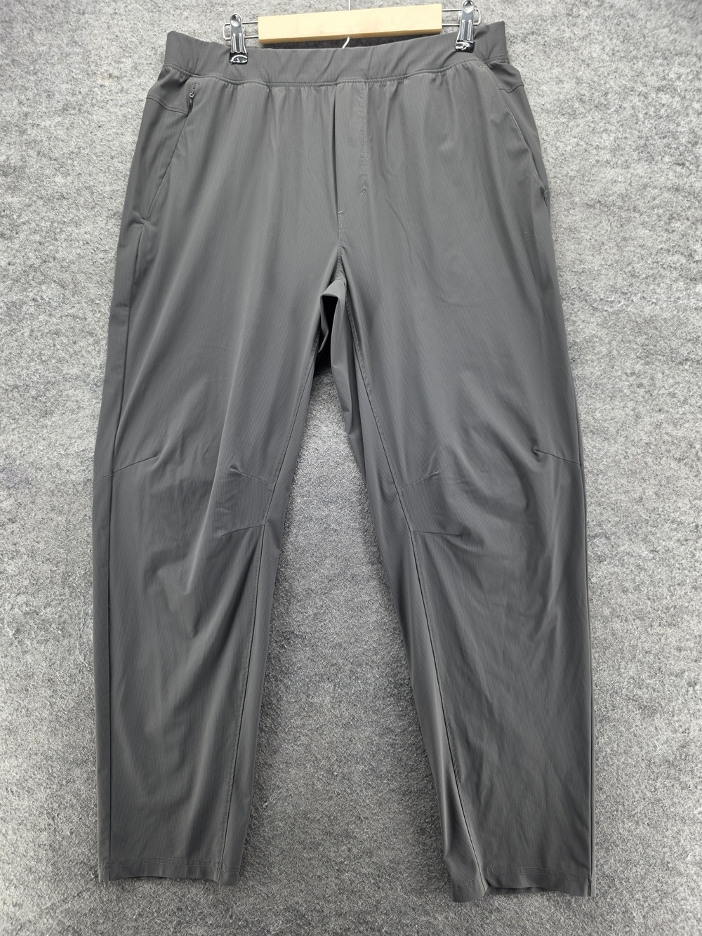 Spyder Pants Mens 33x31 Gray Track Pants Spyder Active Elastic Waist Pockets